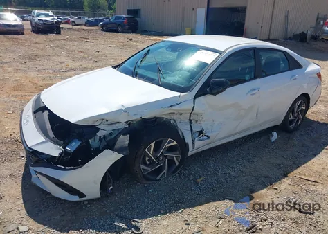 2025 Hyundai Elantra Sel Sport from USA, damaged, VIN KMHLM4DG6SU903101